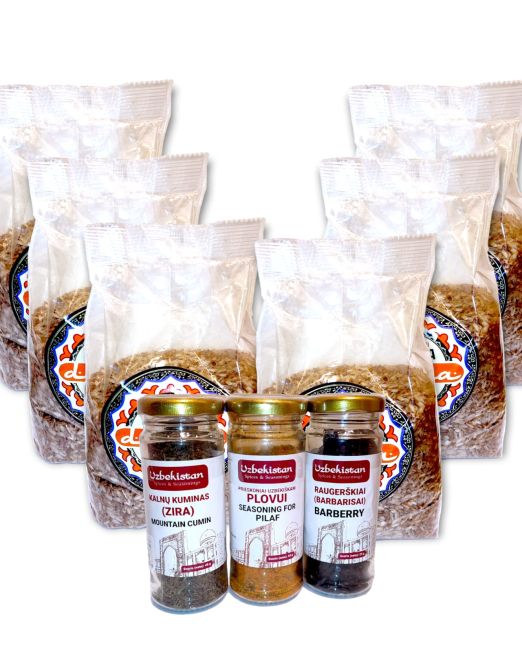 Amphora-Tandoors-Devzira-Reis-Plov-Pilaw-Usbekistan-Kirgisistan-Gewürze-Paket