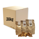 Obstholz Räucherchunks 36 kg – XL Paket versch. Sorten
